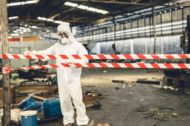 Professional Biohazard technician working in Glendale, AZ